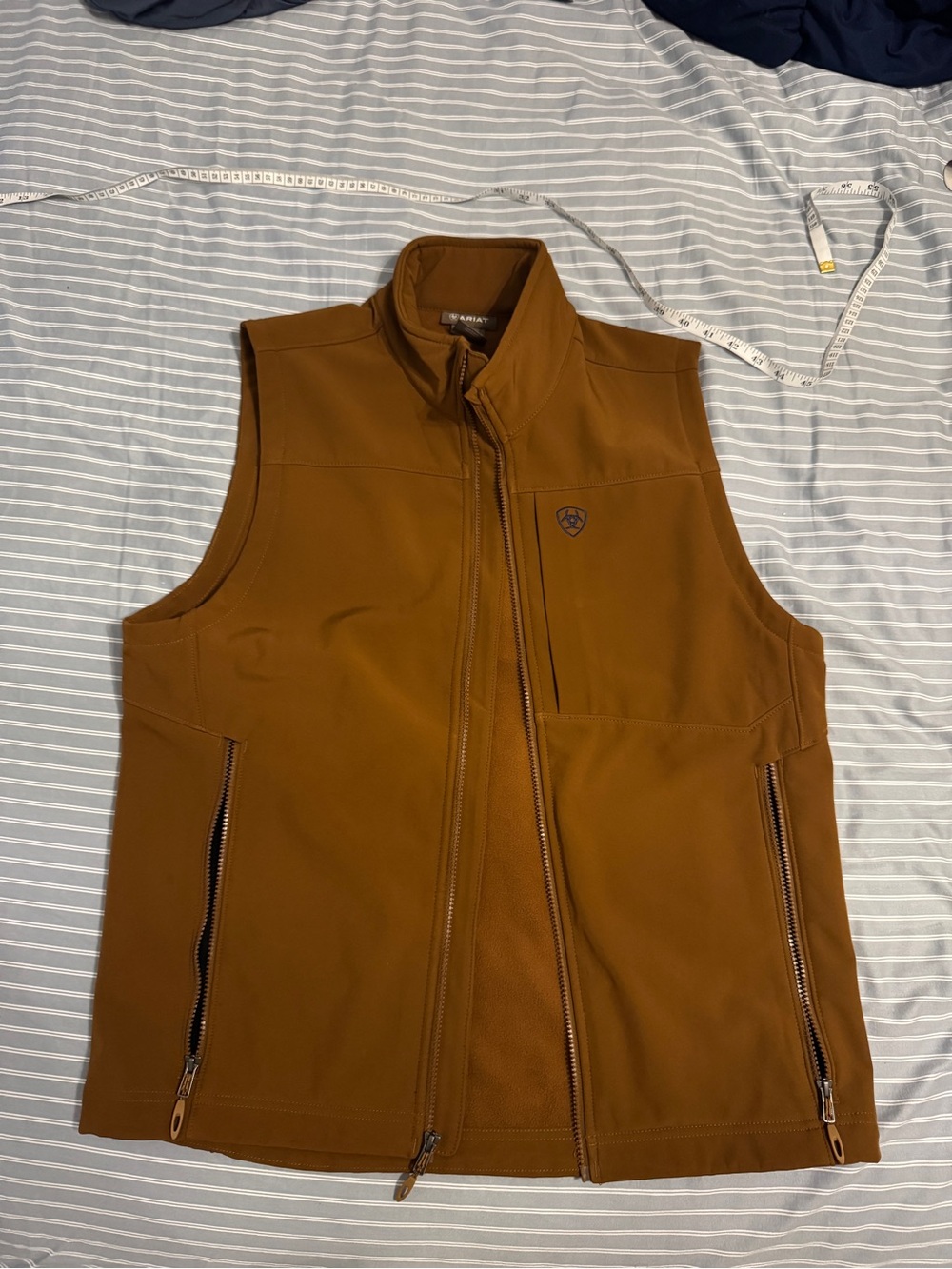 Ariat Men's Brown Softshell Vest - Medium